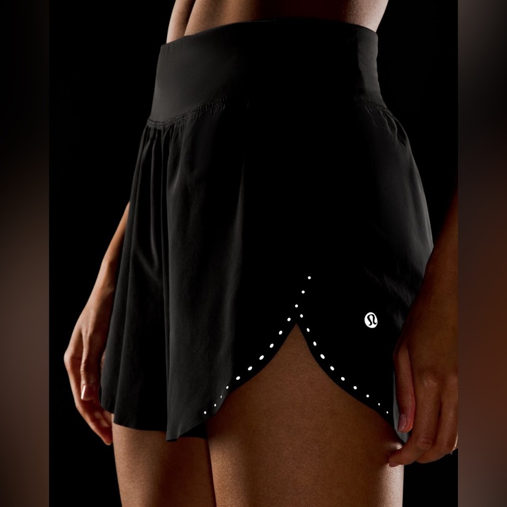 NEW W/ Tags Lululemon Fast and Free Reflective High Rise Shorts